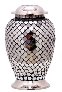 Urna de cremación con espejo superior de cúpula de estilo americano para almacenamiento elegante - Product Image 6