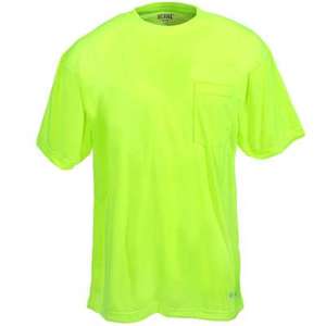 ANSI T-shirt de sécurité réfléchissant haute visibilité pour hommes respirant imperméable fluorescent thermique pour la sécurité routière du trafic aéroportuaire - Product Image 2