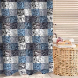 Diseño de verificación Hermosa Cortina de ducha roja y blanca al mejor precio en India - Product Image 3