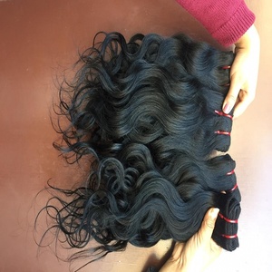 Extensiones de cabello humano natural ondulado brasileño alineado con cutícula de un solo donante Remy indio virgen 100% - Product Image 4