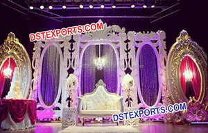 Paneles de Decoración para Bodas Indias, Fibra de Vidrio Ligera, Diseño Personalizado, Marcos para Telón de Fondo de Escenario, Fabricante - Product Image 5
