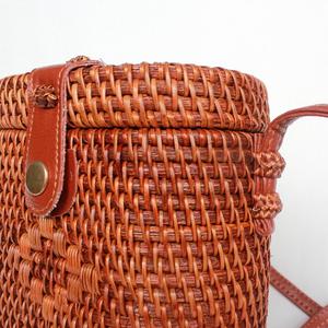 Écologique miel marron sac en rotin - Product Image 4