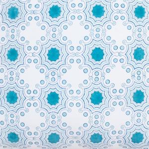 Hand Block Print Blue Indian Sofa Car Chaire Decorative Boho Design <b>Square</b> <b>Cushion</b> Cover 45 X 45 cm - Product Image 2