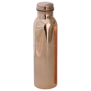High Quality Pure Copper <b>Water</b> Bottle Smooth Finished <b>for</b> Drinking Use Healthy Drinking Copper Bottle - Product Image 2