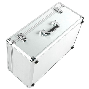 Estuche de Aluminio para <span class=keywords><strong>DJI</strong></span> <span class=keywords><strong>Phantom</strong></span> 3, Estuche Profesional de Aluminio EVA Rígido con Cierre de Llave, Caja para Dron FPV, Estuche para Herramientas de Quadcopter - Product Image 1