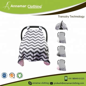 2018 Organic Cotton Baby Car Seat Canopy Cover - Product Image 4