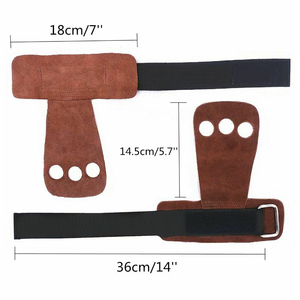 Realce de pesas personalizado para Fitness y culturismo, Logo personalizable, agarre de mano de Color marrón, venta al por mayor - Product Image 5