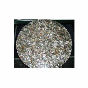 Gemstone Abalone Table Top , Natural Abalone Seashell Table Top - Product Image 1