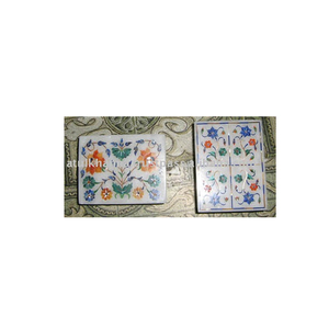 Rectangle Shape Marble Inlay Jewelry <b>Box</b> - Product Image 1