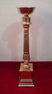 Portavelas de pilar de boda hecho a mano, centros de mesa de hierro, artesanía de Metal elegante, modelo TVAKM 4644 - Product Image 3