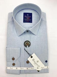 Chemise pour homme, fabricant direct, vente en gros, pas cher, classique, coton de haute qualité, chemise élégante à manches longues pour homme - Product Image 3