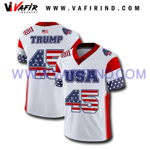 Último Modelo de Camiseta de Fútbol Americano para Adultos de Alta Calidad, Manga Larga, Sublimación Personalizada, Tallas Grandes, Secado Rápido, Uniformes Transpirables - Product Image 4