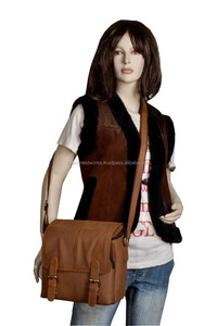 Sac d'appareil photo en cuir véritable 100% personnalisé pour les photographes sacs DSLR de haute qualité avec séparateurs rembourrés et bandoulière réglable - Product Image 6