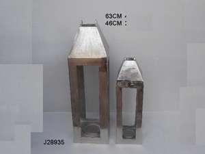 Moderno aluminio fundido bola estilo espejo pulido hogar Mesa decoración Navidad portavelas con acabado de níquel áspero - Product Image 5