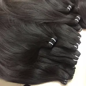 100 человеческие волосы, супер двойное плетение прямых волос 20 дюймов, оптовая продажа человеческих волос для наращивания Ivirgo