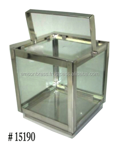 Candelabro colgante de metal y vidrio, candelabro decorativo a la venta, candelabro de metal de alta calidad hecho a mano - Product Image 6