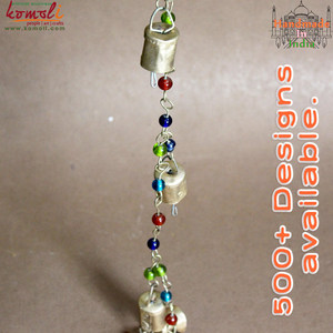 Mini pequeña campana de la vaca campanas de boda campanas de viento chime de la decoración del hogar - Product Image 3