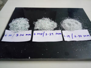 Puces de quartz blanc neige poli et bord incurvé lisse agrégé Prix à l'exportation normal Gravier et pierre concassée en Inde - Product Image 3