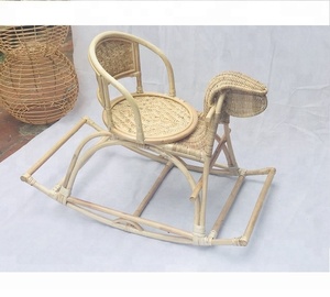 ¡El mejor vendedor! Mecedora de ratán para bebé, silla de madera, alta - Product Image 3