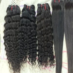 Venta superior Cierre rizado brasileño sin procesar Extensiones de cabello humano de color natural con clip frontal de templo vietnamita del norte de La India - Product Image 4