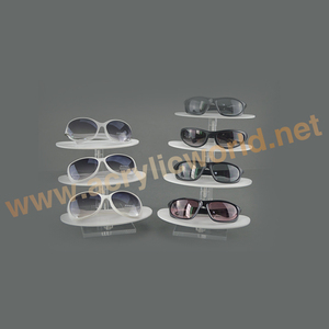 Gafas de sol/soporte de exhibición de gafas de acrílico blanco de fábrica - Product Image 1