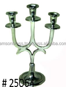 Classic Design Handmade Candle Holder Simple Home Table Decor Rose <b>Gold</b> 3 Arm <b>Candelabra</b> - Product Image 6