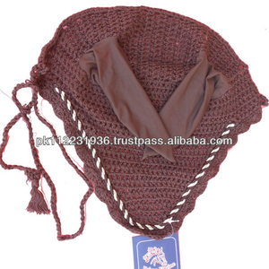 Bonnet d'oreille pour cheval en coton Primo Equine de haute qualité, personnalisable, fabriqué au Pakistan pour l'équitation et les soins équestres - Product Image 5