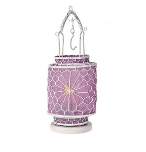 Linterna colgante de luz de té de hierro hecha a mano para decoración navideña de boda de oficina en casa con acceso conveniente a velas - Product Image 2