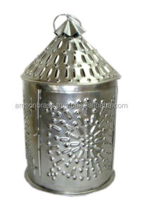 Top qualité métal bougie lanterne moderne en laiton Antique bougie verre lanterne dernière lanterne haut arabe lampes suspendues pas cher - Product Image 3