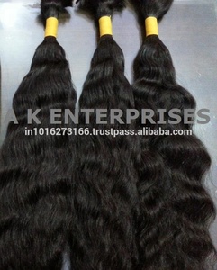 Yannai — Extensions de cheveux humains indiens Remy, naturelles de 20 cm, cheveux bruts, bouclés, non traités, en vrac - Product Image 3