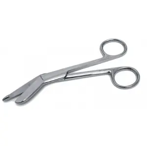 Tijeras de vendaje de acero inoxidable, de 14 cm instrumentos quirúrgicos, aprobado por la CE, uso único - Product Image 1