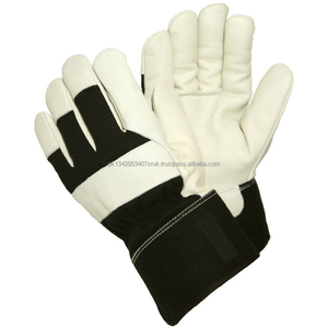 Guantes profesionales de cuero hechos a medida para adultos, guantes de cuero de piel de vaca resistentes para trabajo industrial, hombres y mujeres - Product Image 2