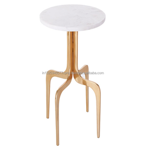 Metal Base Marble Top Coffee <b>Table</b> - Product Image 1