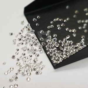 1.7 ila 2.7 MM G H I renk I saflıkta HPHT Lab Grown Diamonds cilalı gevşek Melee beyaz yüksek kaliteli sentetik yuvarlak kesim elmas