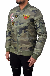 Chaqueta bomber reversible de color sólido personalizada, chaqueta con cremallera y cuello levantado, chaqueta de béisbol impermeable y a prueba de viento - Product Image 2