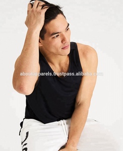 เสื้อกล้ามผู้ชายผ้าฝ้ายออร์แกนิกสายรัดกล้ามเนื้อระบายอากาศได้ดีสำหรับวิ่ง - Product Image 4