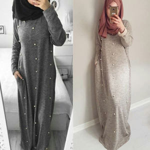 Awesome Quality Muslim <b>Women</b> Striped Abaya Dubai <b>Kaftan</b> Robe Kimono - Product Image 1