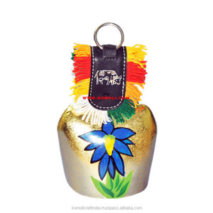 ระฆังสวิสทองเหลืองพร้อมพิมพ์ลายซิลค์สกรีนของที่ระลึกสำหรับงานกีฬาตกแต่งและของขวัญสวิสเบลล์สะสม - Product Image 3