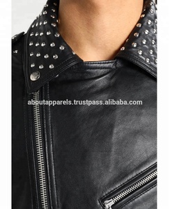 Último diseño de moda transpirable piel de oveja genuina chaqueta de moto abrigos hombres Unisex temporada de invierno de piel de talla grande - Product Image 4