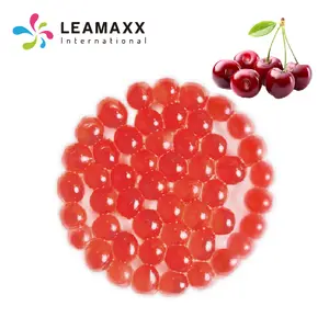 Boba Tea Hot-selling Boba Milk Tea Cherry Bursting Boba Pure 15 Instant Popping Boba Juice Ball For Taiwan Bubble Tea Wholesale Supply