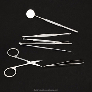 High Quality 7pcs Pink Blackhead Pimple <b>Extractor</b> Set Blemish Remover Tool for Face and Head Wholesale Custom Acne Treatment - Product Image 3