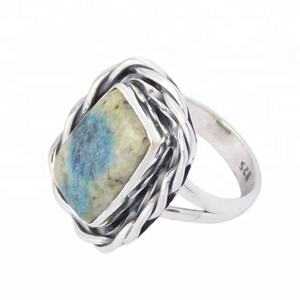 Venta en línea K2 Gemstone 925 Sterling Silver Eternity Vermeil Anillos Joyería DE BODA DE MODA Rodio Fino de confianza - Product Image 3