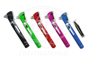 Mini Otoscope à fibres optiques en plastique avec 10 pièces de spéculation Instrument vétérinaire - Product Image 2