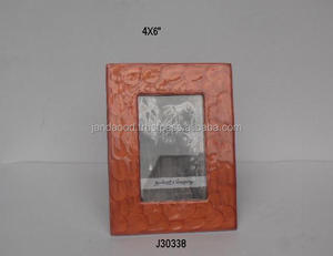 Cadre photo en aluminium moulé fait à la main de haute qualité cadre photo décoratif de bureau en émail peint - Product Image 2