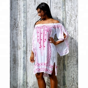 ชุดเดรสเปิดไหล่เซ็กซี่สำหรับผู้หญิงชุดเดรสสีนีออนสุดพิเศษ - Product Image 1