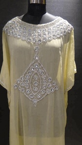 Vestido musulmán Kaftan Dubai para mujer, ropa islámica - Product Image 6