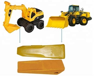 Piezas de Repuesto para Excavadora de Acero Aleado Amarillo, Dientes de Cucharón de Excavadora Forjados para 1U3252RC - Product Image 4