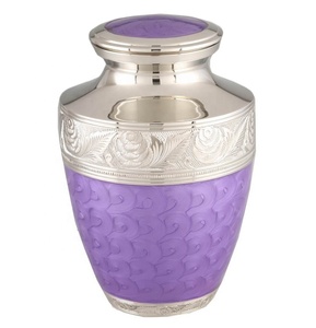 โกศโลหะสำหรับใส่เถ้ากระดูกของมนุษย์ขี้เถ้าโลหะสำหรับงานศพทางศาสนาที่ระลึก - Product Image 1