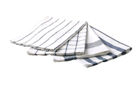 Serviettes de cuisine carrées 100 % coton jetables, blanchies, à séchage rapide, compressées, tricotées, taille personnalisée, pour adultes, OEM