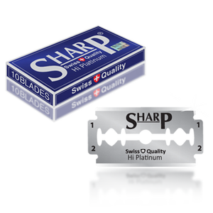SHARP HI PLATINUM DURABLADE pour rasoirs à double tranchant Pack de piliers en acier inoxydable importé non jetable - Product Image 4